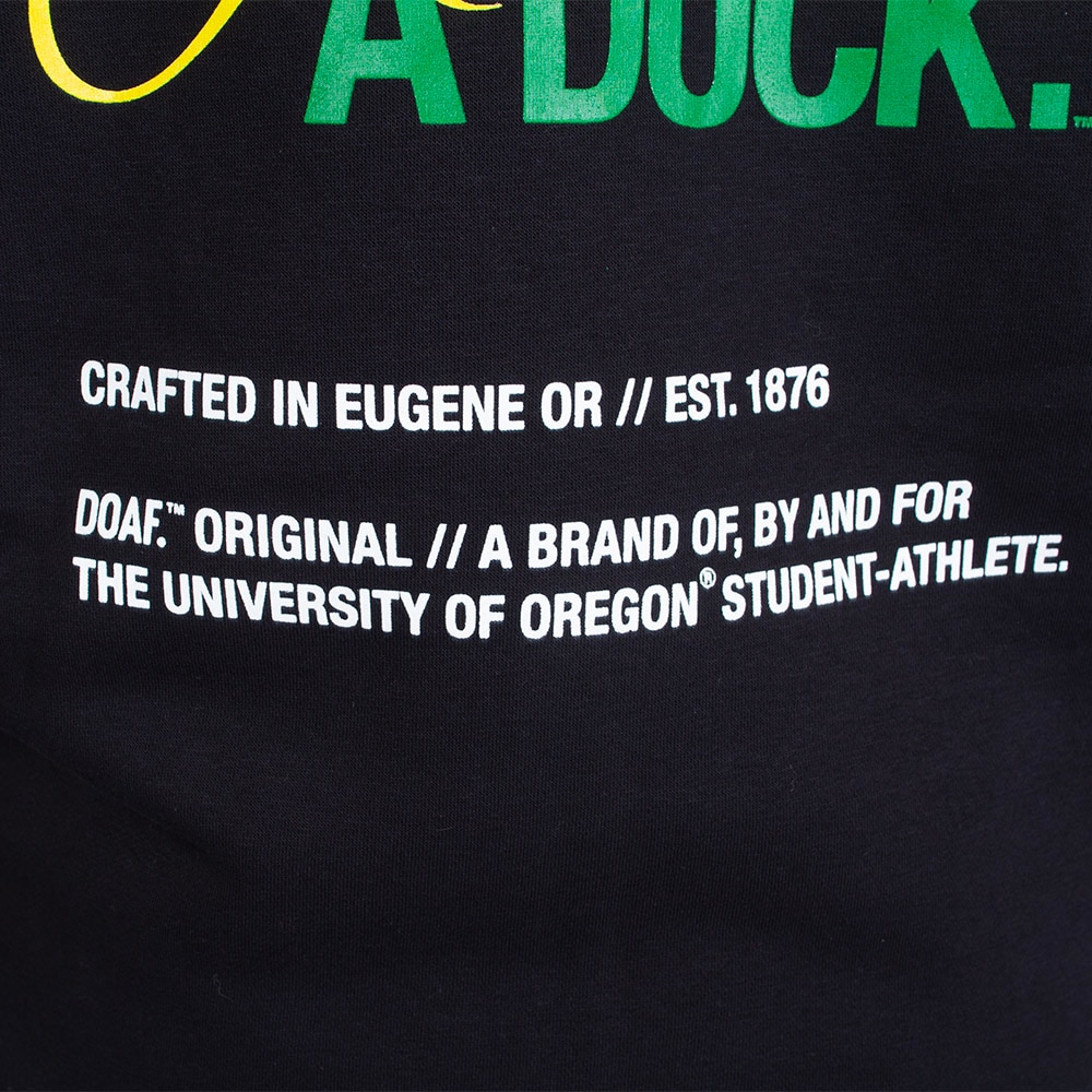 Classic Oregon O, Nike, Black, Full Zip, Cotton Blend, Men, Unisex, Ducks of a Feather, Fleece, Once a Duck Always a Duck, Hoodie, Sweatshirt, 915219